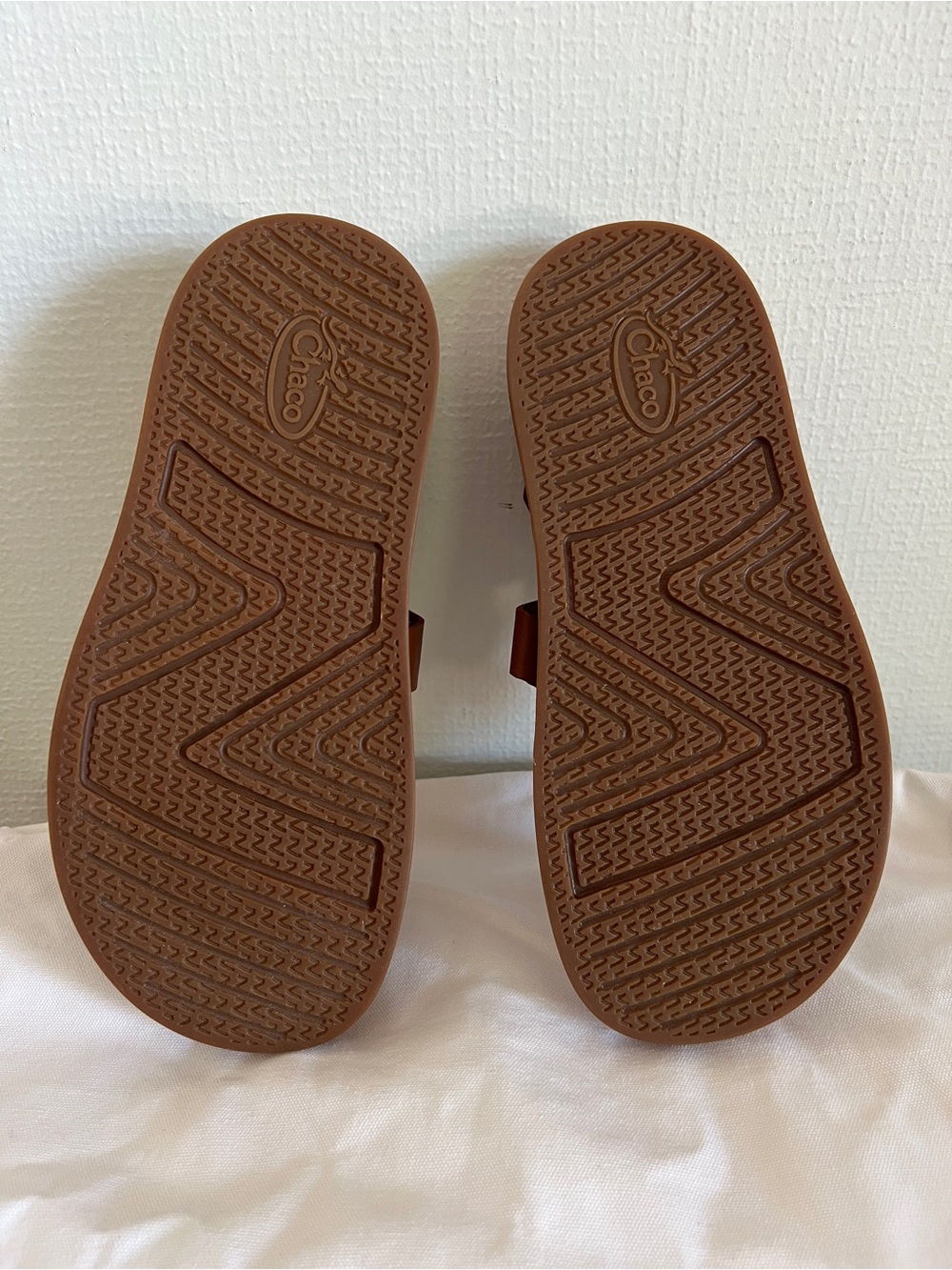 Chaco Townes Midform sandals, tan/brown strappy sandal, platform sandal - Picture 5 of 11